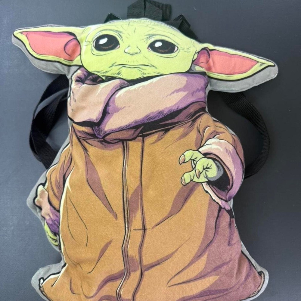 Disney Star Wars Mandalorian "Grogu" Baby Yoda 3D Plush Backpack 16"